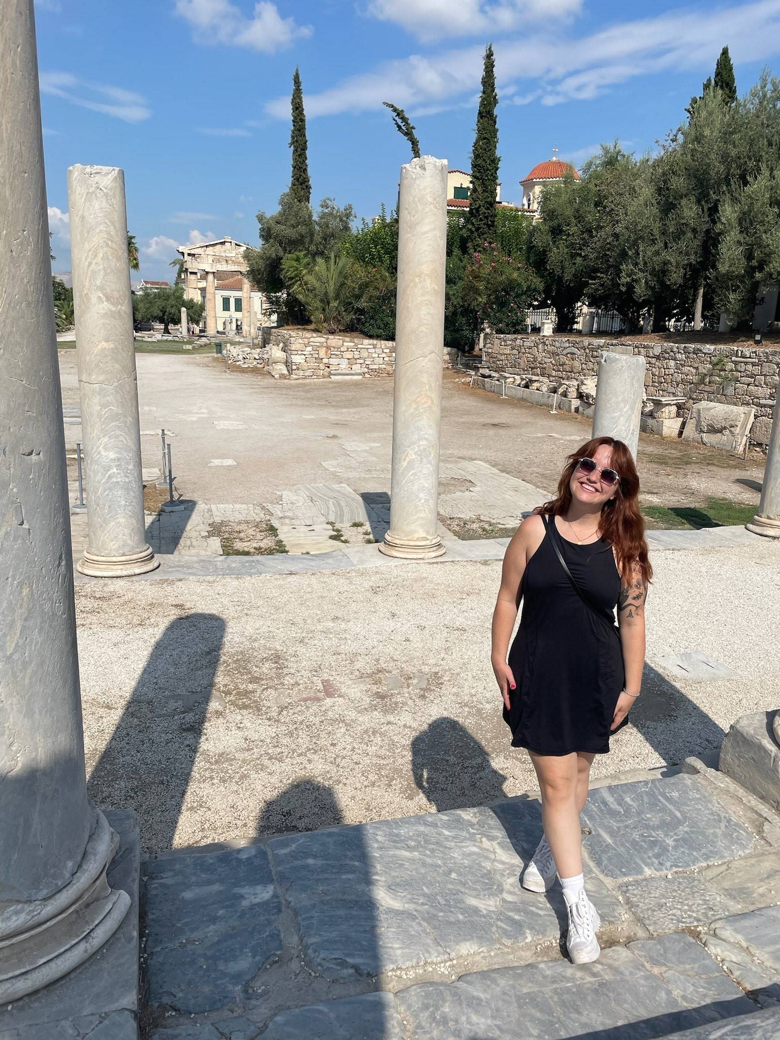 Katie Hoffswell '22 in Greece